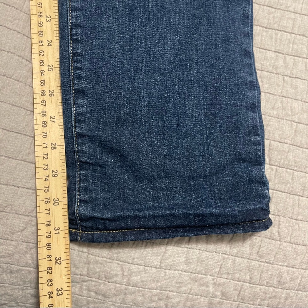 Eddie Bauer Women's Fleece Lined Slightly Curvy Straight Jeans Size 14 - Picture 9 of 12
